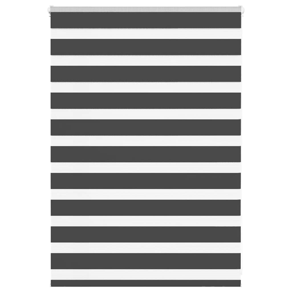 zebragardin sort 115x100 cm stofbredde 110,9 cm polyester
