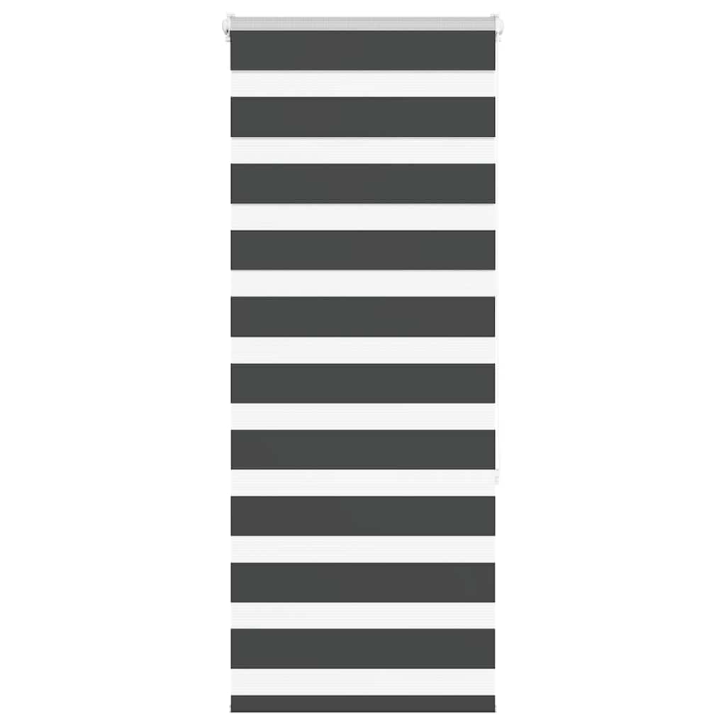 zebragardin sort 55x150 cm stofbredde 50,9 cm polyester
