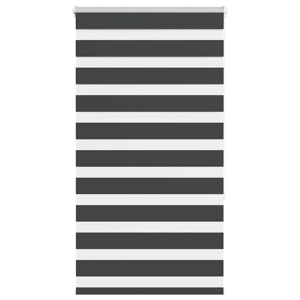 zebragardin sort 75x150 cm stofbredde 70,9 cm polyester