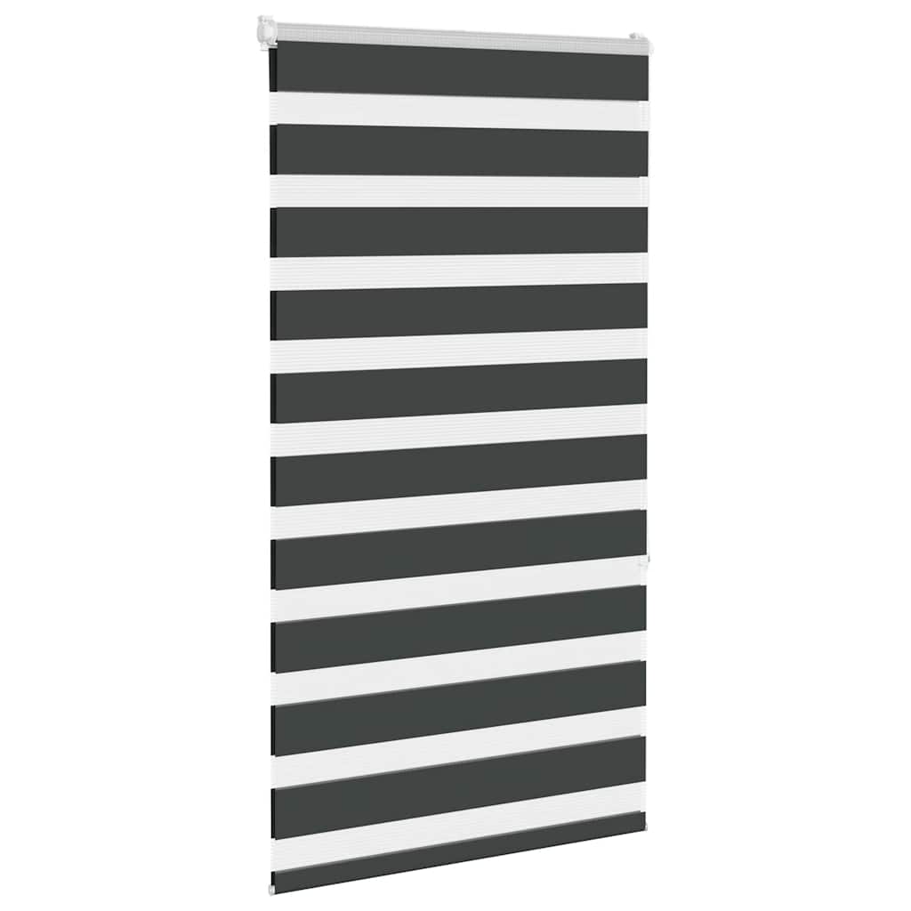 zebragardin sort 75x150 cm stofbredde 70,9 cm polyester