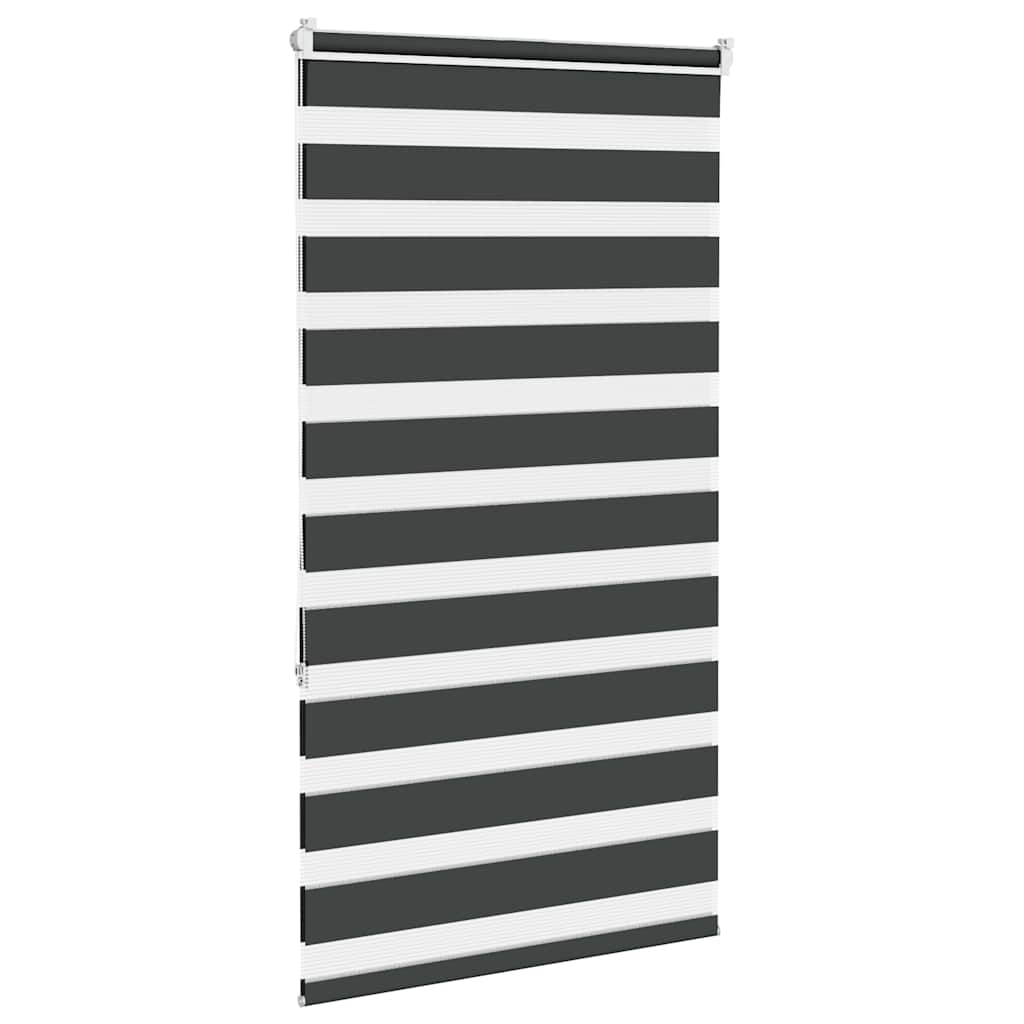 zebragardin sort 75x150 cm stofbredde 70,9 cm polyester