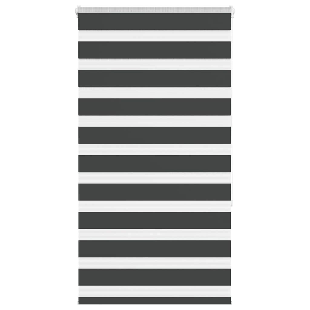 zebragardin sort 90x150 cm stofbredde 85,9 cm polyester