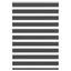 zebragardin sort 100x150 cm stofbredde 95,9 cm polyester