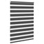 zebragardin sort 110x150 cm stofbredde 105,9 cm polyester