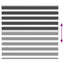 zebragardin sort 160x150 cm stofbredde 155,9 cm polyester