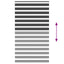 zebragardin sort 120x200 cm stofbredde 115,9 cm polyester