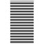 zebragardin sort 130x200 cm stofbredde 125,9 cm polyester
