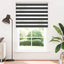 zebragardin sort 145x200 cm stofbredde 140,9 cm polyester