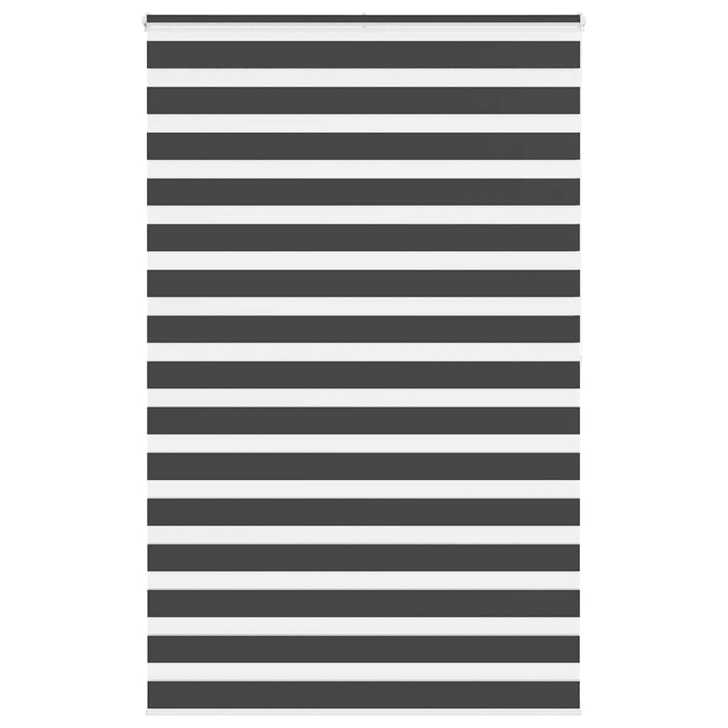 zebragardin sort 150x200 cm stofbredde 145,9 cm polyester