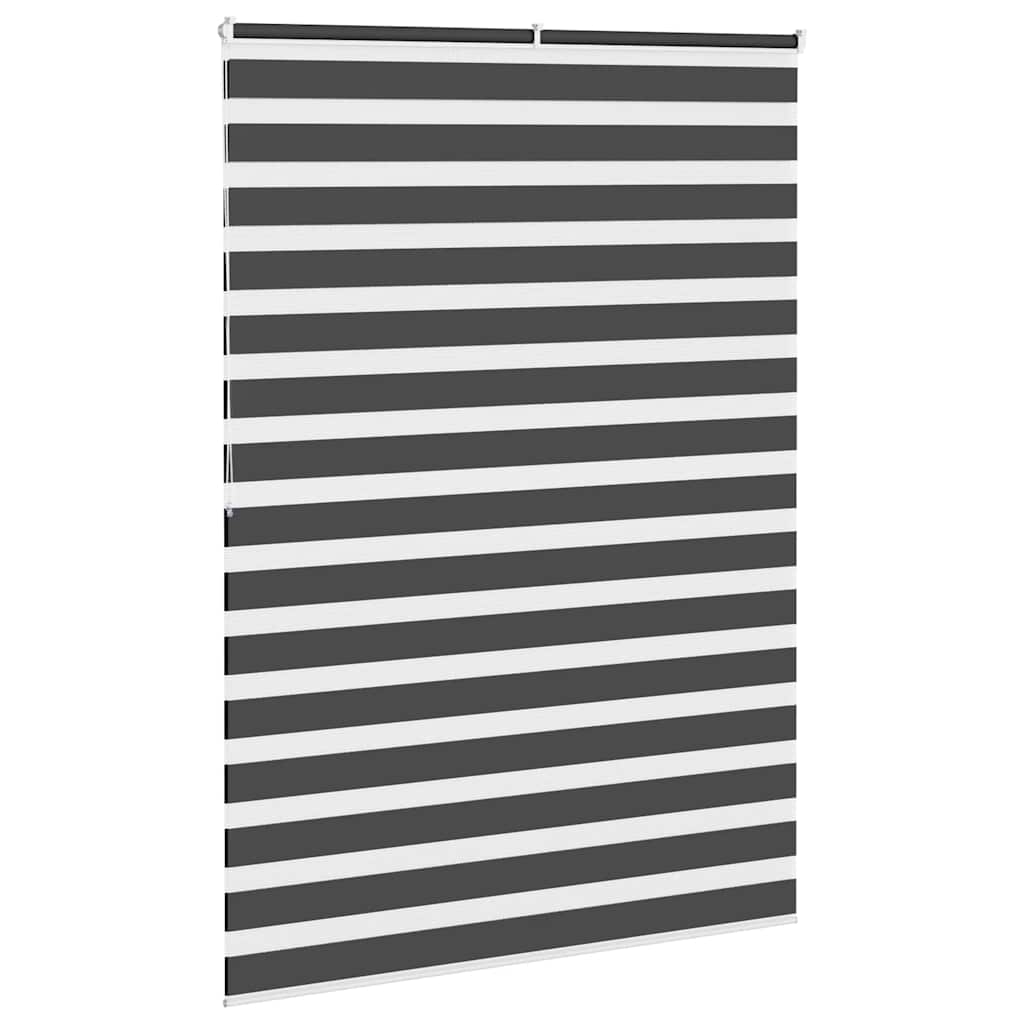 zebragardin sort 165x200 cm stofbredde 160,9 cm polyester