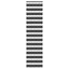 zebragardin sort 50x230 cm stofbredde 45,9 cm polyester