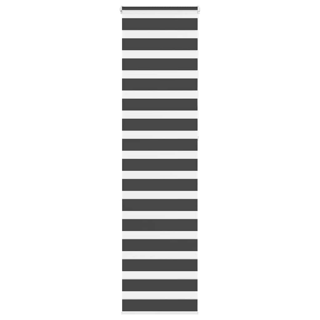 zebragardin sort 60x230 cm stofbredde 55,9 cm polyester