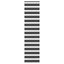 zebragardin sort 65x230 cm stofbredde 60,9 cm polyester