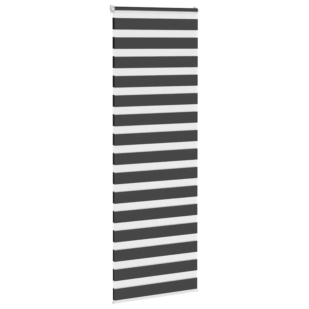 zebragardin sort 90x230cm stofbredde 85,9 cm polyester
