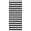 zebragardin sort 105x230 cm stofbredde 100,9 cm polyester