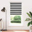zebragardin sort 110x230 cm stofbredde 105,9 cm polyester