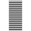 zebragardin sort 115x230 cm stofbredde 110,9 cm polyester