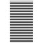 zebragardin sort 125x230 cm stofbredde 120,9 cm polyester
