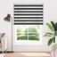 zebragardin sort 160x230 cm stofbredde 155,9 cm polyester