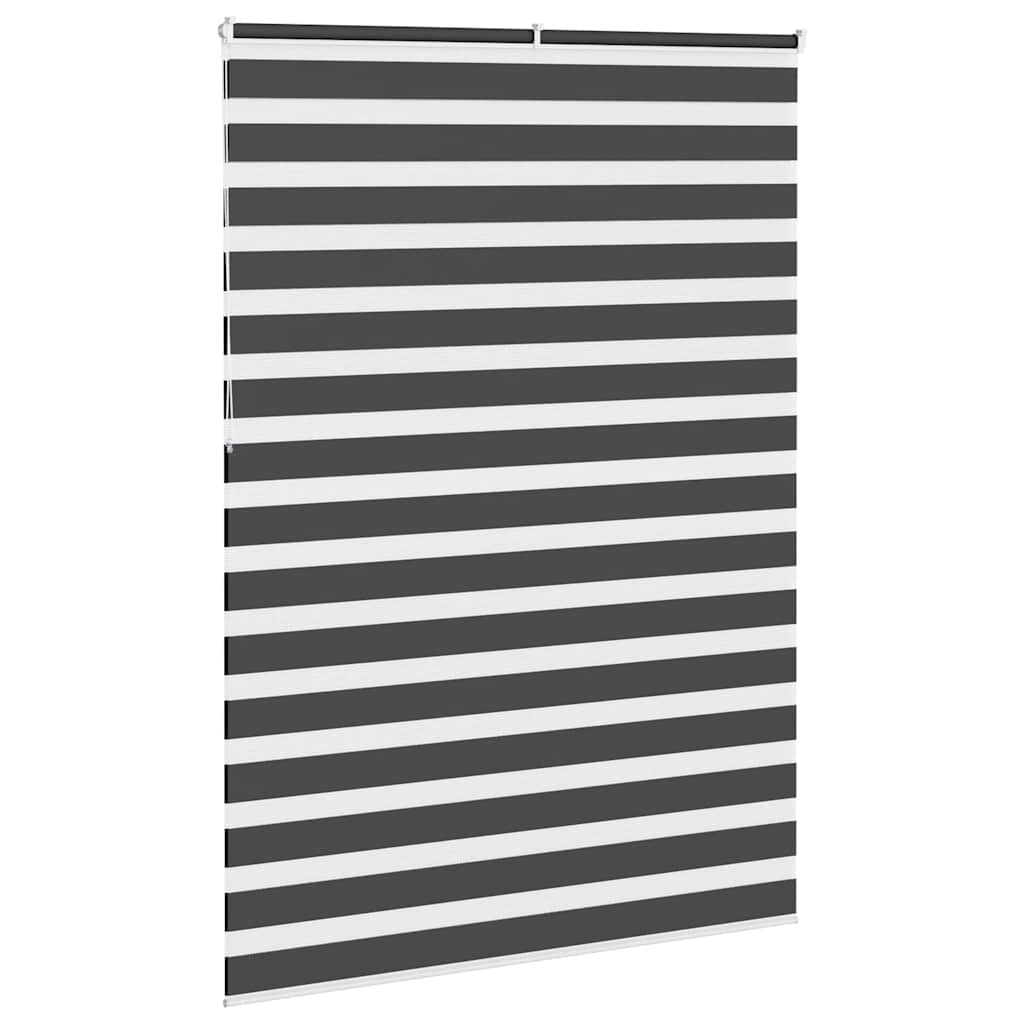 zebragardin sort 165x230 cm stofbredde 160,9 cm polyester