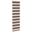 zebragardin brun 40x100 cm stofbredde 35,9 cm polyester