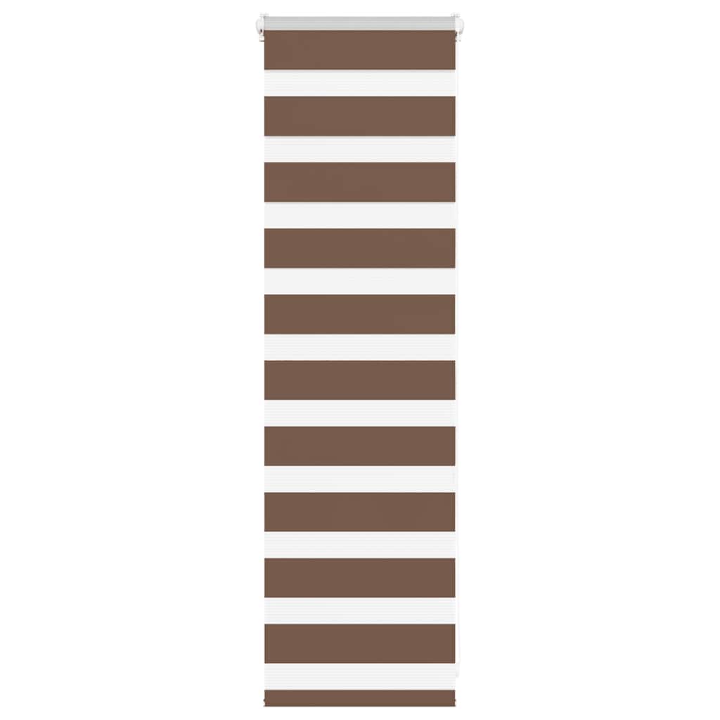 zebragardin brun 40x100 cm stofbredde 35,9 cm polyester