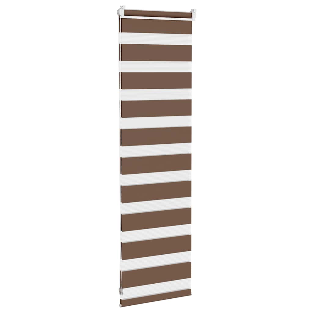 zebragardin brun 40x100 cm stofbredde 35,9 cm polyester