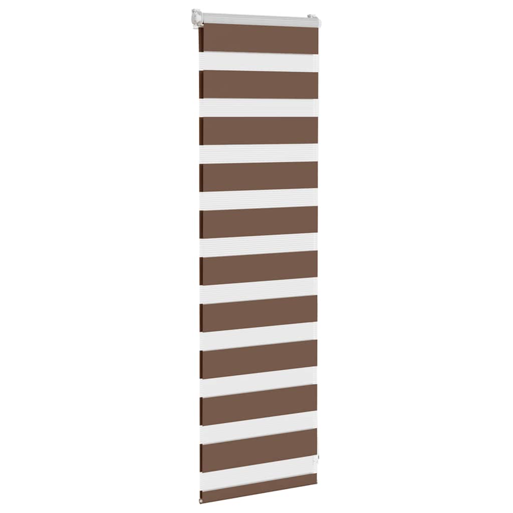 zebragardin brun 45x100 cm stofbredde 40,9 cm polyester