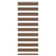 zebragardin brun 60x100 cm stofbredde 55,9 cm polyester