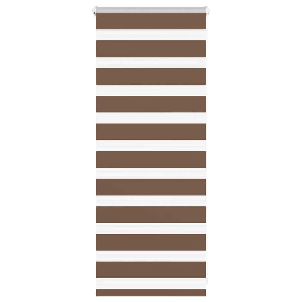 zebragardin brun 60x100 cm stofbredde 55,9 cm polyester