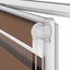 zebragardin brun 60x100 cm stofbredde 55,9 cm polyester