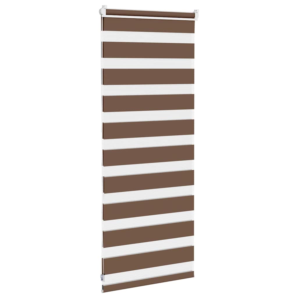 zebragardin brun 60x100 cm stofbredde 55,9 cm polyester