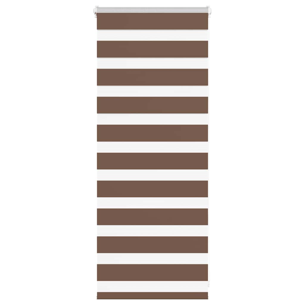 zebragardin brun 65x100 cm stofbredde 60,9 cm polyester