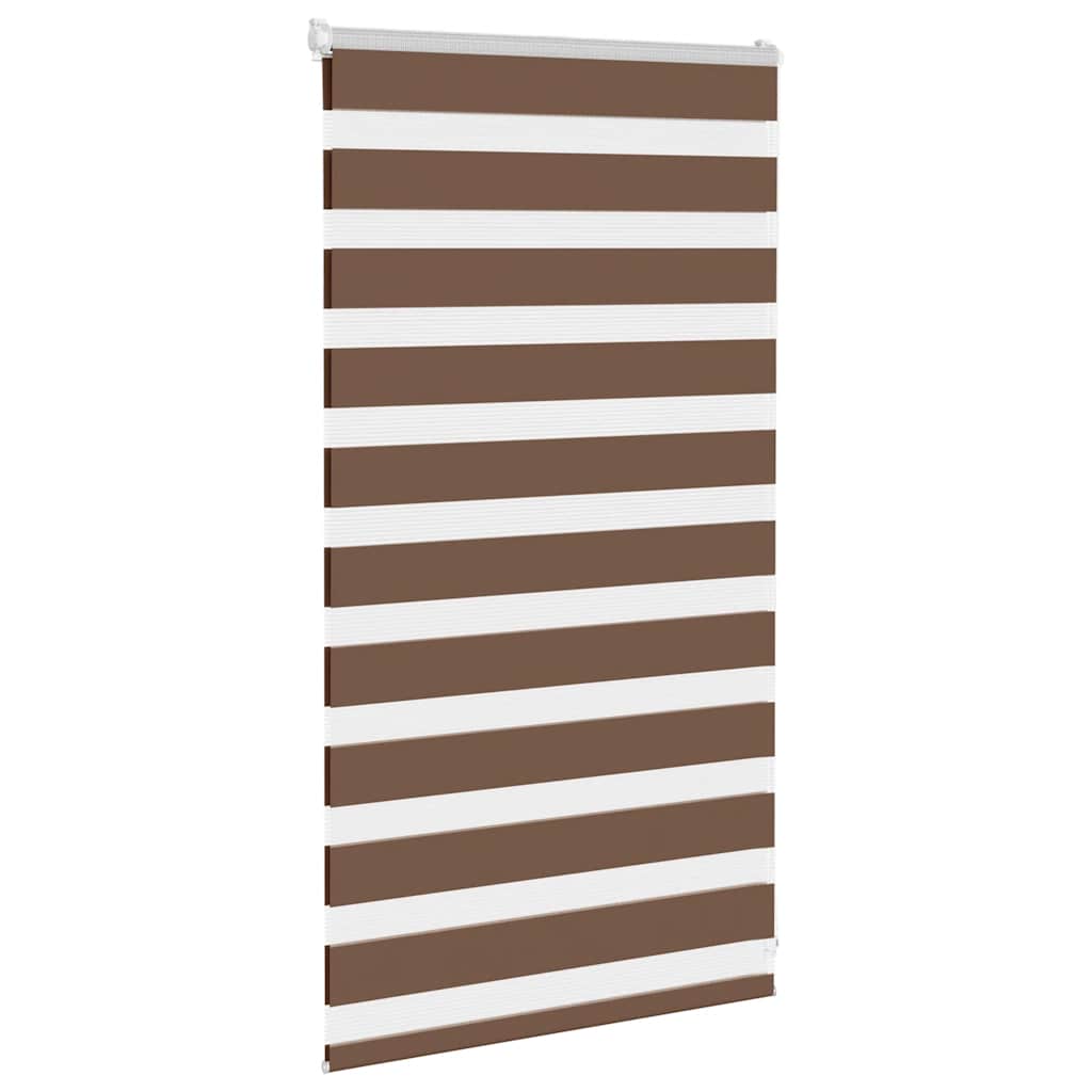 zebragardin brun 80x100 cm stofbredde 75,9 cm polyester