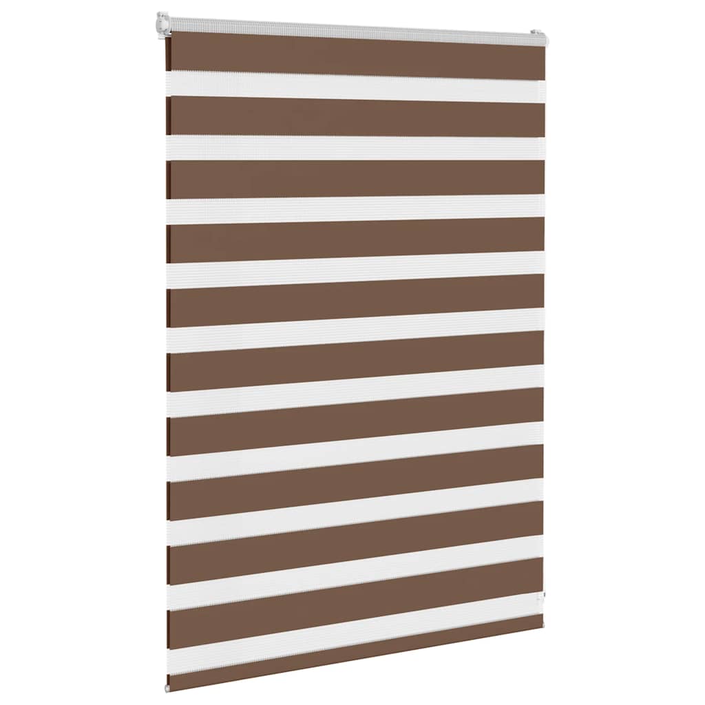 zebragardin brun 100x100 cm stofbredde 95,9 cm polyester
