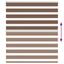 zebragardin brun 125x100 cm stofbredde 120,9 cm polyester