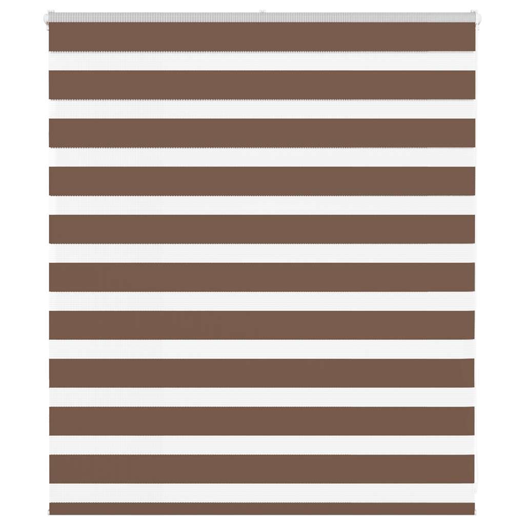 zebragardin brun 135x100 cm stofbredde 130,9 cm polyester