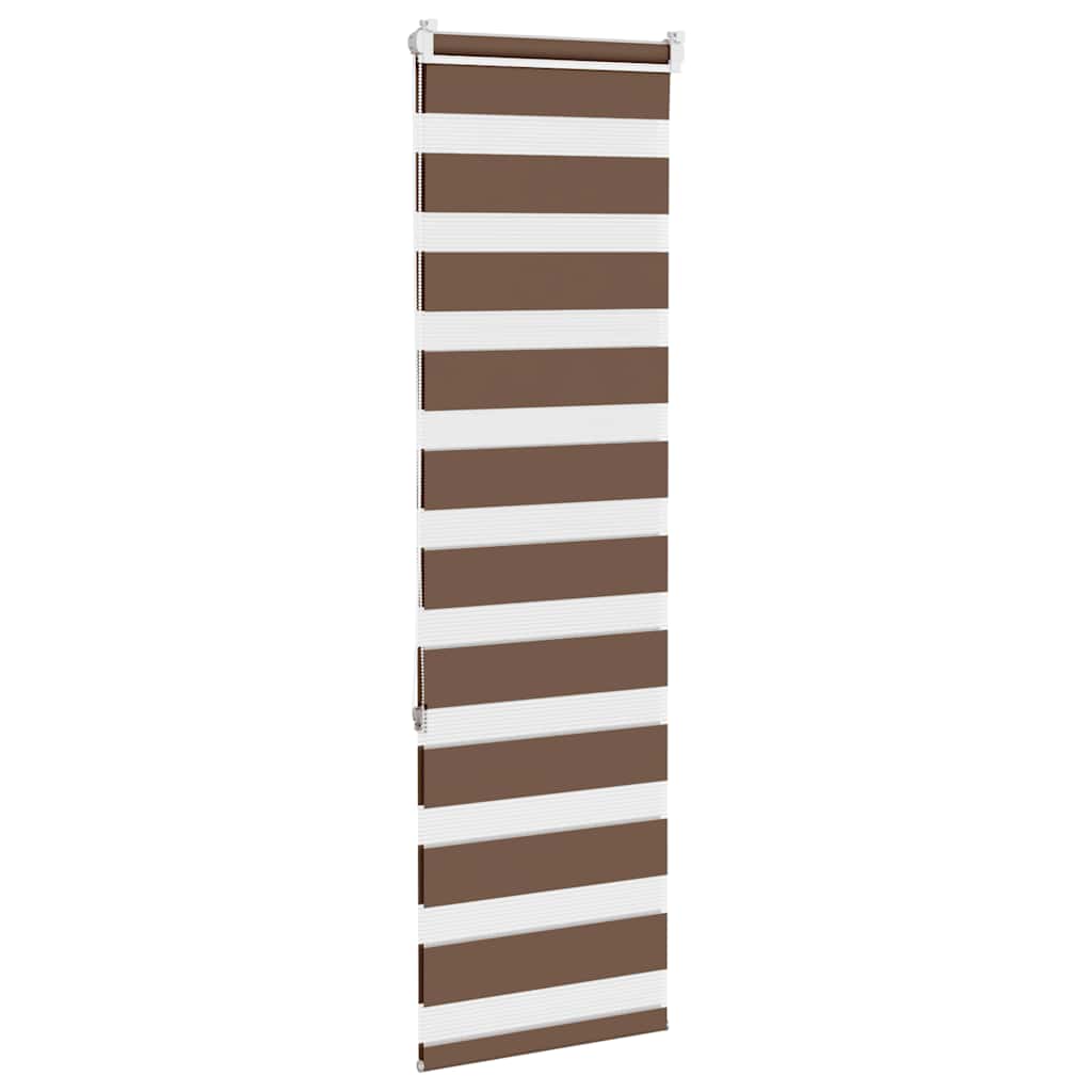 zebragardin brun 40x150 cm stofbredde 35,9 cm polyester