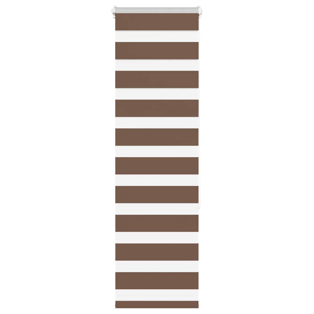 zebragardin brun 45x150 cm stofbredde 40,9 cm polyester