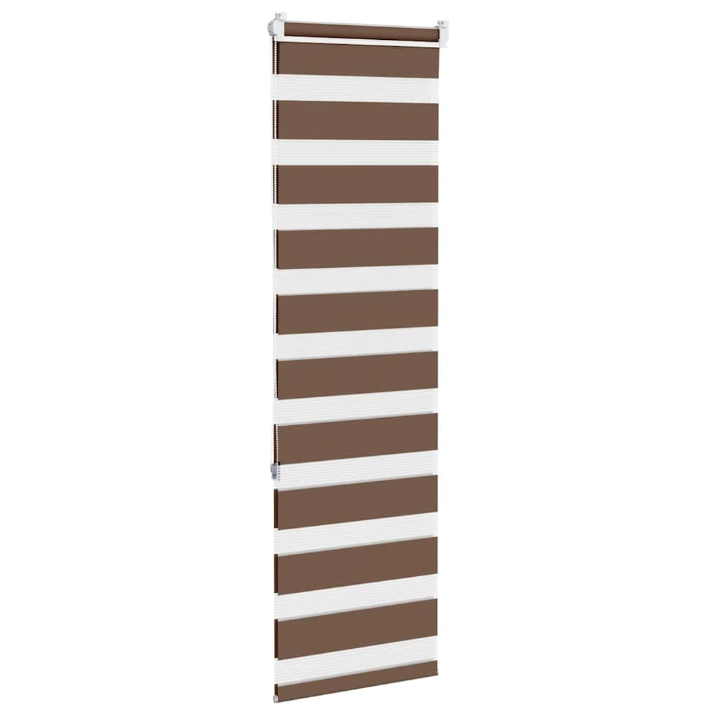 zebragardin brun 50x150 cm stofbredde 45,9 cm polyester