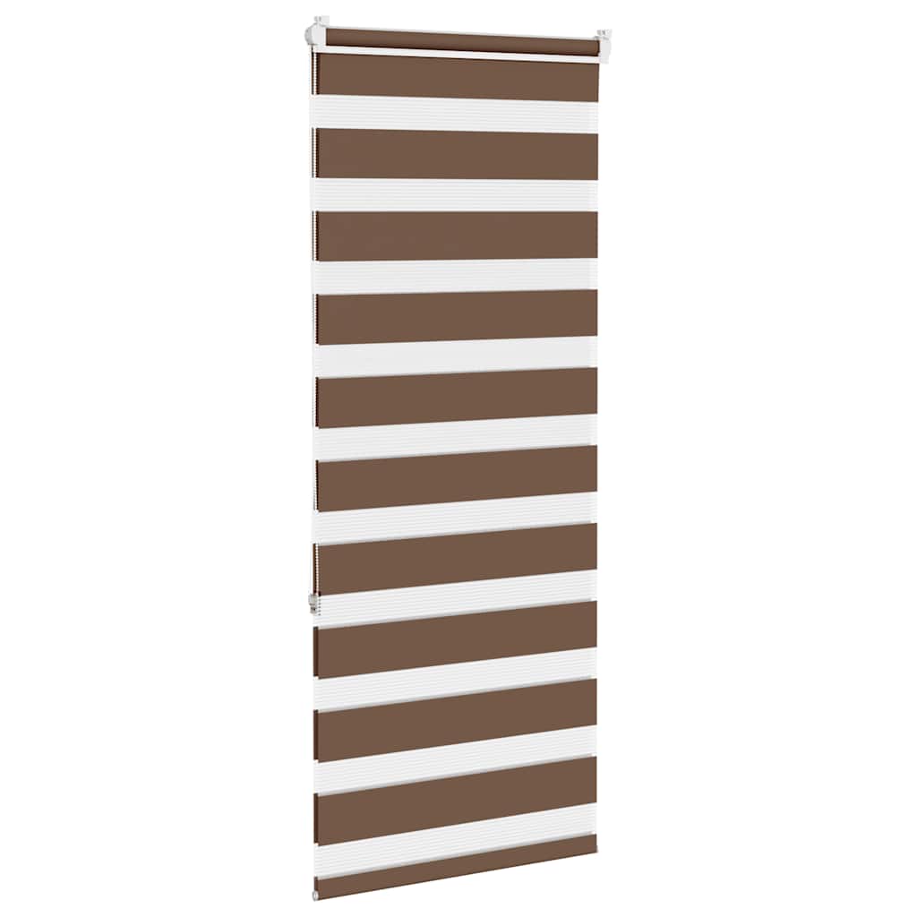 zebragardin brun 60x150 cm stofbredde 55,9 cm polyester