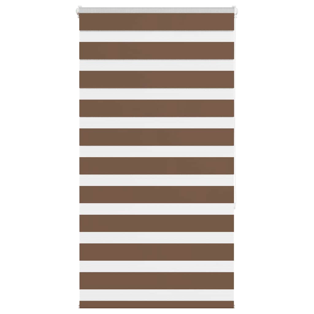 zebragardin brun 75x150 cm stofbredde 70,9 cm polyester