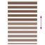 zebragardin brun 100x150 cm stofbredde 95,9 cm polyester