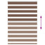 zebragardin brun 105x150 cm stofbredde 100,9 cm polyester