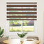 zebragardin brun 120x150 cm stofbredde 115,9 cm polyester