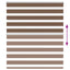 zebragardin brun 125x150 cm stofbredde 120,9 cm polyester