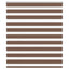 zebragardin brun 130x150 cm stofbredde 125,9 cm polyester