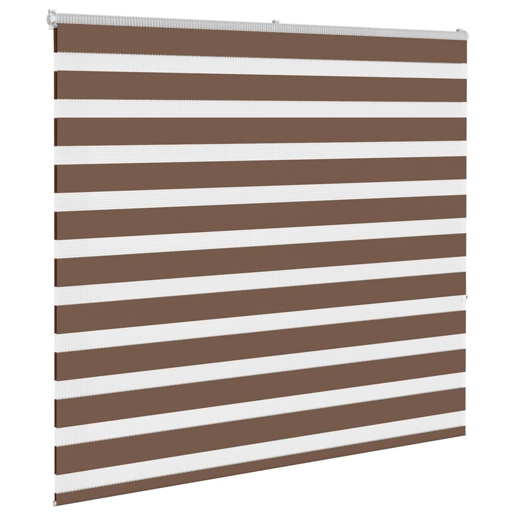 zebragardin brun 155x150 cm stofbredde 150,9 cm polyester