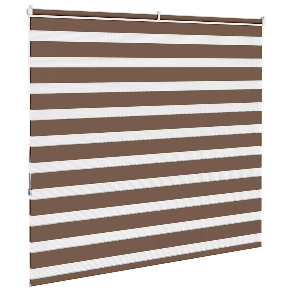 zebragardin brun 165x150 cm stofbredde 160,9 cm polyester
