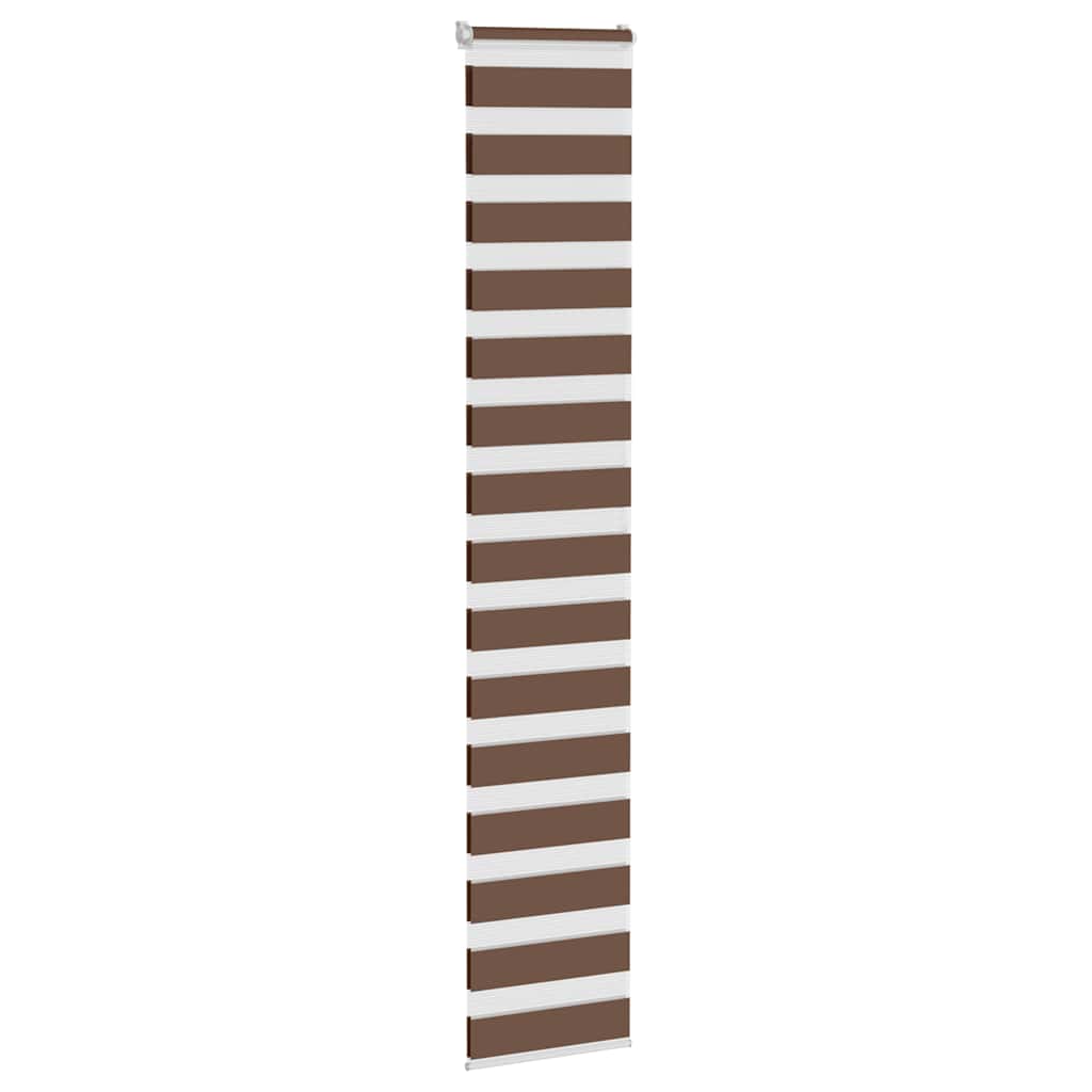zebragardin brun 45x200 cm stofbredde 40,9 cm polyester